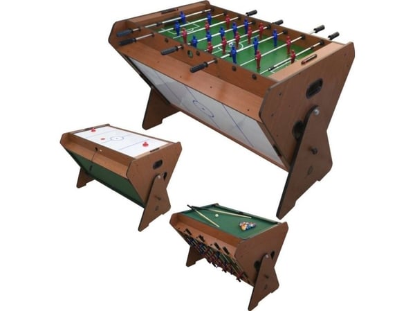 Enero roterende 3in1 biljard biljard flip bord 121x89x84.5CM