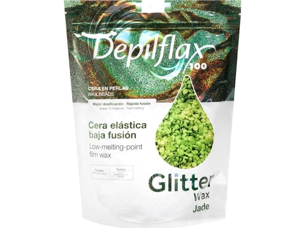 Depilator Activeshop Depilflax 100 elastisk voks for hårfjerning lav smeltetemperatur perlemor jade 1000 g