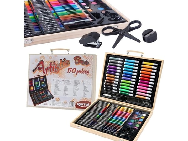 ProNice ARTISTIC PAINTING FOR CHILDREN LARGE WOOD PAINTING CASE (puinen maalauskotelo) ProNice ARTISTIC PAINTING FOR CHILDREN LARGE WOOD PAINTING CASE (puinen maalauskotelo)