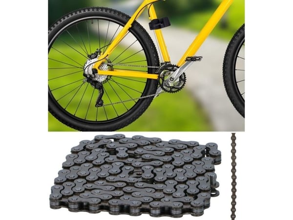 Bicycle Gear ŁAŃCUCH ROWEROWY 116OGNIW MTB 7/8 RZĘDOWY 12,7x2,4 MM BICYCLE GEAR