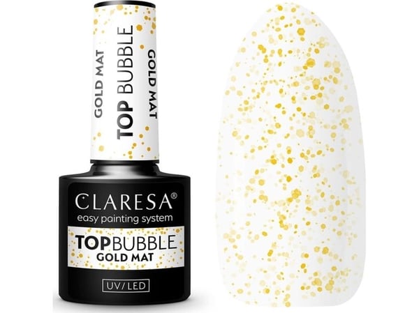 Activeshop Claresa Top Bubble gold Matt No wipe -5g