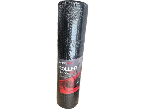 Eb Fit FITNESS ROLLER YOGA EVA 15x60cm ENERO FIT BANDS -laitteilla varustettuna