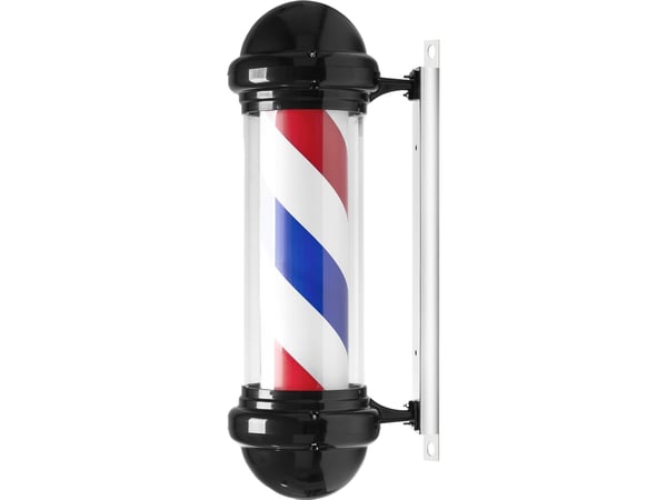Activeshop Opplyst taklampe frisørsalong BB-02 sort, stor Activeshop Opplyst taklampe frisørsalong BB-02 sort, stor
