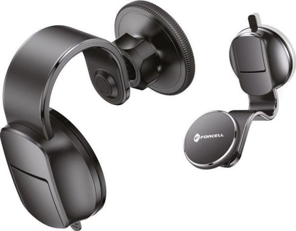 ForCell F-Grip MagFlex bilholder til frontrute/dashbord kompatibel med MagSafe svart
