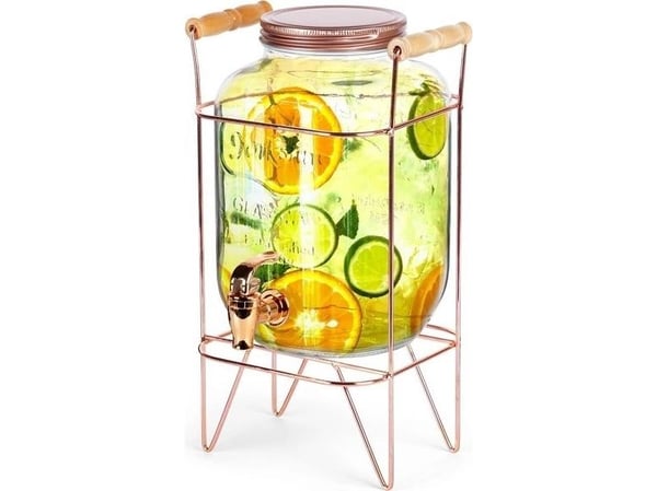 Vilde GLASSKRUKE 4,2l FOR DRIKKER MED KRANNE OG STATIV 139602