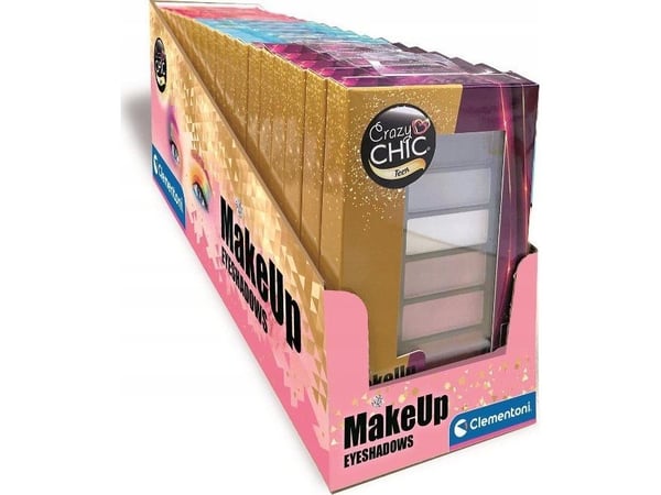 Clementoni Crazy chic øyenskyggepalett 18851 p36 mix (pris per stk.)