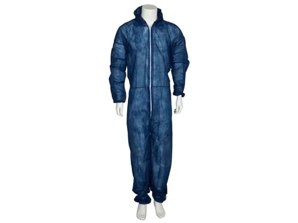Kertakäyttöinen puku, ABENA Classic, L/XL, 185x68cm, sininen, PP, ei-steriili - (50 kpl)
