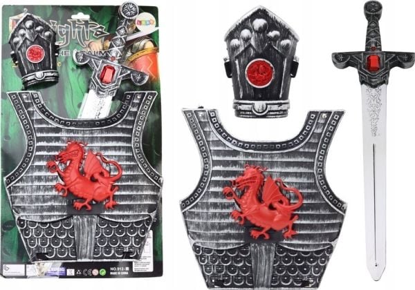 LeanToys Samurai Knight puku panssari miekka rannekoru rannekoru