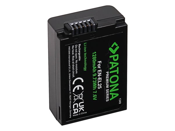 PATONA 1349, Nikon, 1280 mAh, 7,6 V, Lithium-Ion (Li-Ion)