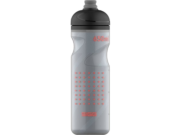 SIGG 6005.60, 650 ml, Daglig bruk, Idretter, Sort, Grå, Plast, Voksen, Mann/kvinne