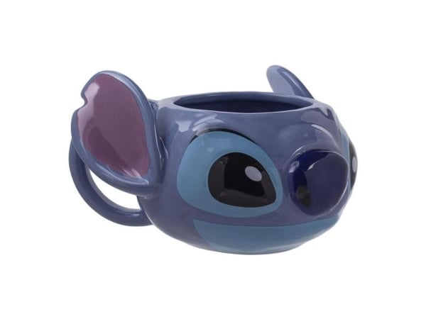 Paladone Stitch Shaped Mug, Single, 0,45 l, Mugg, Universal, Blå, Keramiska