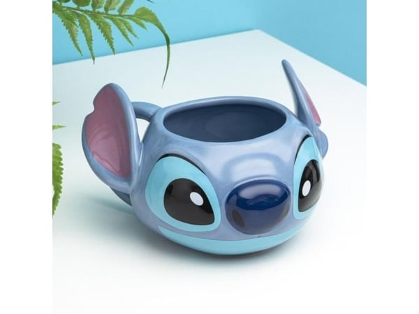 Paladone Stitch Shaped Mug, Single, 0,45 l, Mugg, Universal, Blå, Keramiska