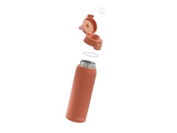 SIGG 6021.20, 750 ml, Daglig bruk, Rød, Rustfritt stål, Voksen, Mann/kvinne