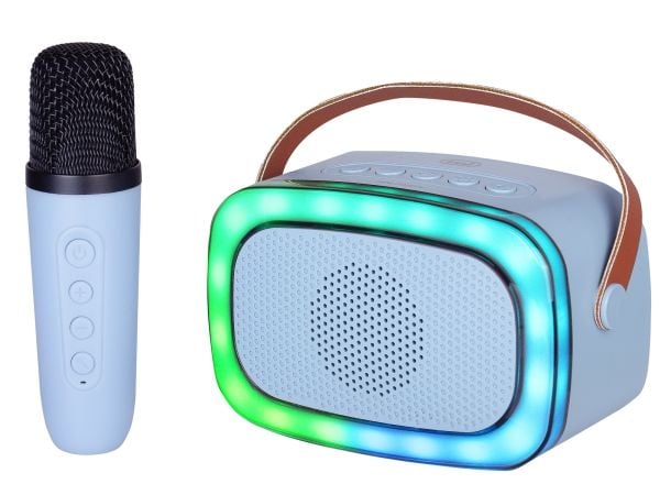 Trevi XR 8A01 MINI PARTY, 10 W, Ledning & Trådløs, USB Type-C, Blå, Universell, MP3
