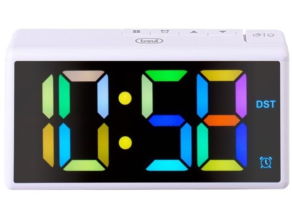 Trevin herätyskello Trevi EC88601 rgb valkoinen