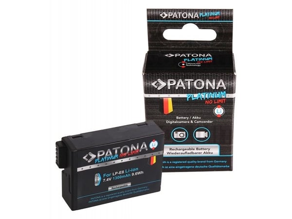 PATONA 1310, Canon, 1300 mAh, 7,4 V, Lithium-Ion (Li-Ion)