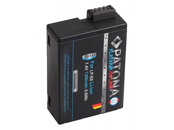 PATONA 1310, Canon, 1300 mAh, 7,4 V, Lithium-Ion (Li-Ion)