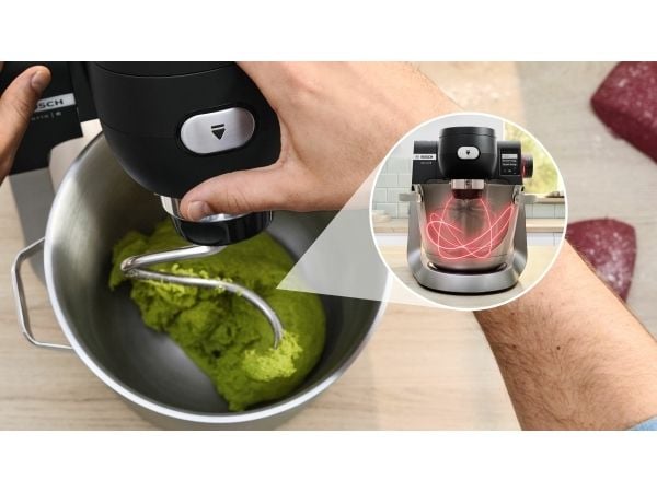 Bosch Serie 6 MUMS6ZS17, 5,5 l, Sort, Rustfritt stål, Rotasjon, 3,5 kg, 3,5 kg, 1,1 m