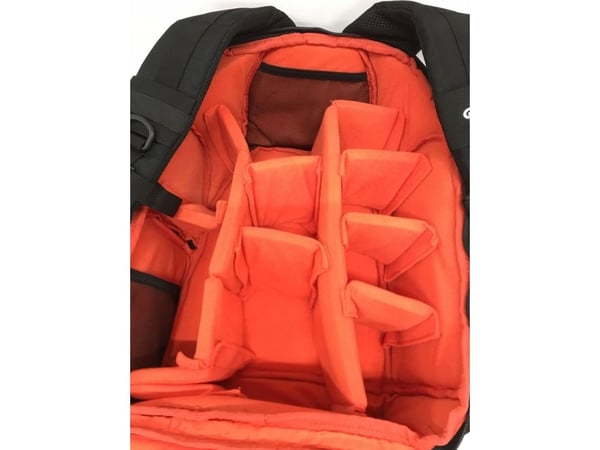 Rollei Fotoliner, Laptop-ryggsekk, Alle merker, Sort, Oransje