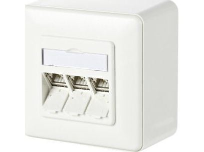 BTR NETCOM 130B11D30002-E, RJ-45, 6a, Valkoinen