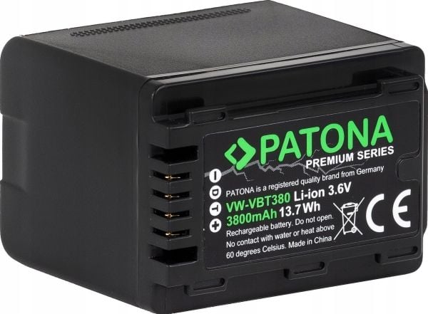 PATONA 1257, Panasonic, 4040 mAh, 3,6 V, Lithium-Ion (Li-Ion)