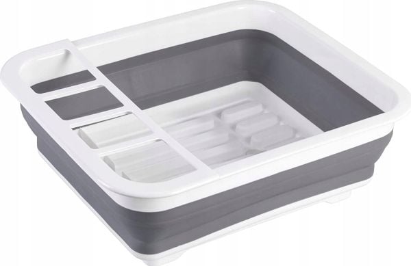 WENKO sammenleggbar tørkestativ for oppvask, dryppbrett, foldbar