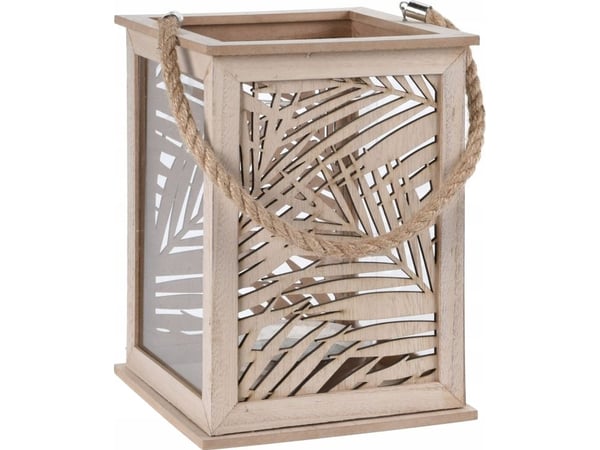 Home Styling Collection lantern/lykt LEAF DESIGN - ljuslykta, 18x26 cm