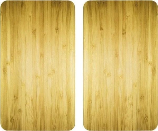 Wenko Lasinsuojalevyt WOODEN LOOK liedelle - 2 kpl, WENKO