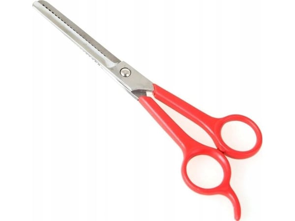 Homea saks for hundefrisører, rustfritt stål, 15 cm, oransje