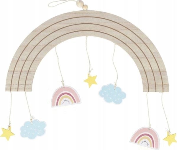 Home Styling Collection Rainbow, dekorasjon over babyens seng, 33 x 16,5 cm