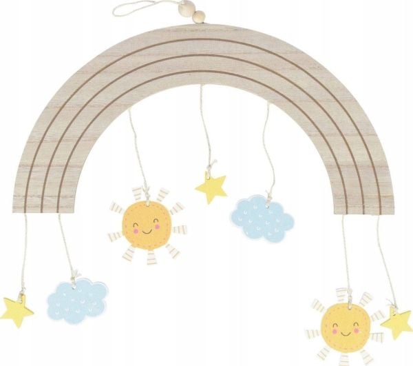 Home Styling Collection Rainbow, dekorasjon over babyens seng, 33 x 16,5 cm