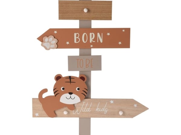 Home Styling Collection Lasten vaatetanko Zoo, 44 x 3,5 x 51,5 cm, lasten vaatetanko, 44 x 3,5 x 51,5 cm
