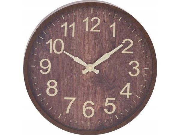 Home Styling Collection vitenskapelig klokke med store siffer, Ø 30,5 cm