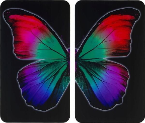 Wenko Lasiset suojalevyt BUTTERFLY BY NIGHT - 2 kpl, WENKO