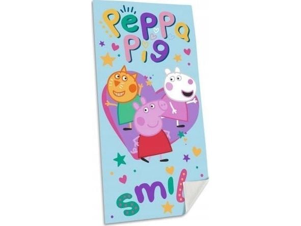 Kids Euroswan - lisensierte tilbehør baderoms-/badehåndkle 70x140 - Peppa Pig