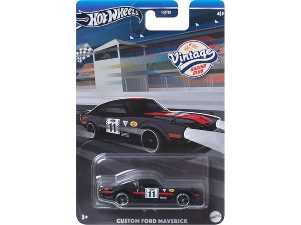Hot Wheels HRV09, Racingkjøretøy, 3 år, Metall, Sort, Rød, Hvit