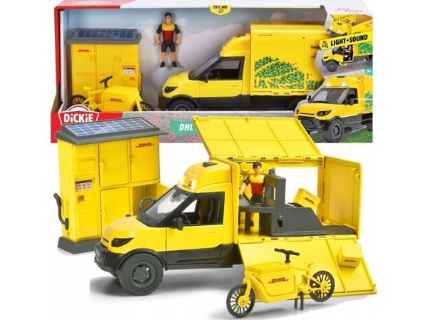 Dickie Toys lastebilmodell DHL Delivery Set ferdigmodell lastebil (203747020)