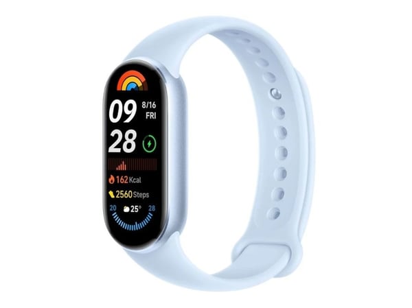 Xiaomi Smart Band 9 - Aktivitetspårare med rem - TPU - arktisk blå - handledsstorlek: 135-210 mm - display 1.62" - Bluetooth - 15.8 g