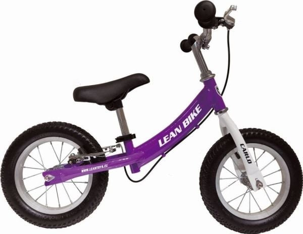 LeanToys sparkesykkel CARLO løpesykkel lilla LEAN Toys
