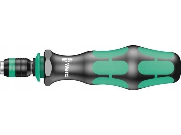 Wera 817 R Bits-håndtak med Rapidaptor Quick Change, 33 mm, 13,3 cm, 33 mm, 94 g, svart, grønn