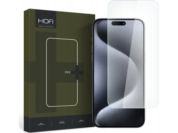 Hofi HERDET GLASS HOFI GLASS PRO+ 2-PACK IPHONE 16 PRO CLEAR