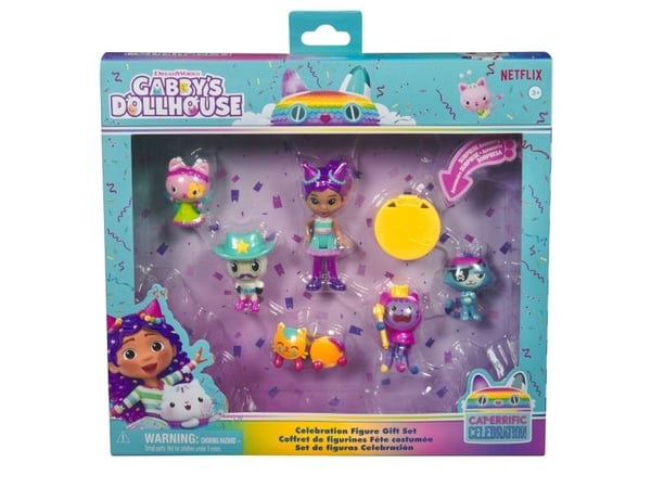 Gabby's Dollhouse Celebration 6 Figure Giftset