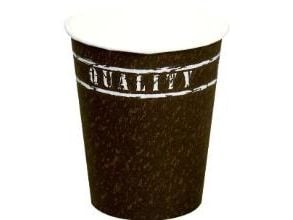 Engångskaffemugg papper Ø80x95 mm 25 cl 8 oz single wall Coffee-line Quality, 60 st