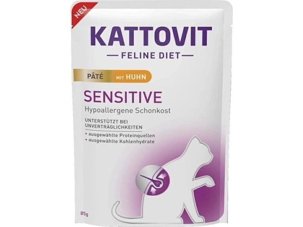 Kattovit Sensitive Karma våtfôr for katt med kylling 85 g