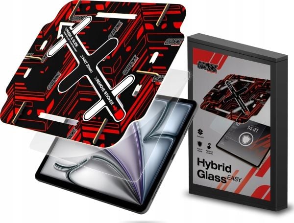 GrizzGlass hybridglass beskyttelsesglass Easy for Apple iPad Air 6th 11"