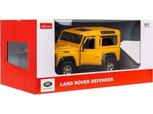 R/C-bil Land Rover Defender 1:14 RASTAR Geltona