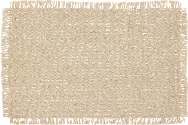 Home Styling Collection underlag til tallerken, 2 stk, jute, 45 x 30 cm