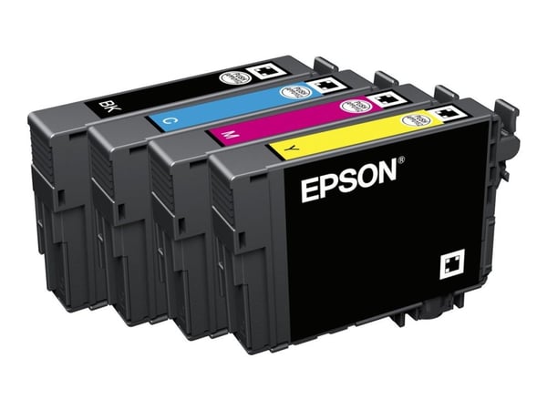 Epson 502 monipakkaus - 4 pakkeria - lajittelu, gul, syaani, magenta - alkuperäinen - läpipainopakkaus - blækpatron - Expression Home XP-5100, XP-5...