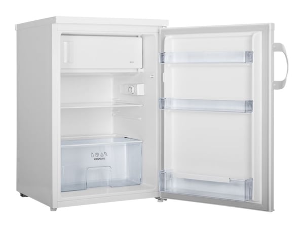 Gorenje RB493PW - Kylskåp med frysfack - bredd: 56 cm - djup: 57.9 cm - höjd: 84.5 cm - 120 liter - Klass D - vit