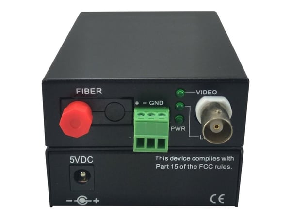 LevelOne AVF-1101 - Videoforlenger - Fiberkanal - opp til 20 km - 1310-1610 nm